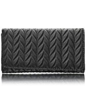 Quilted Wallet - Black