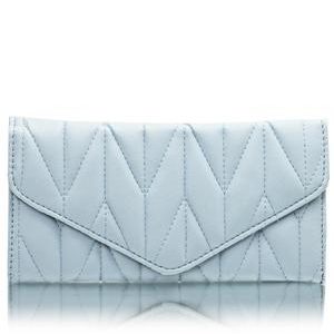 Quilted Wallet - Blue