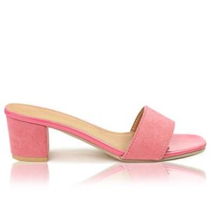 Block Heels - Coral