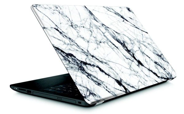 White Marble Laptop Skin - Image 3