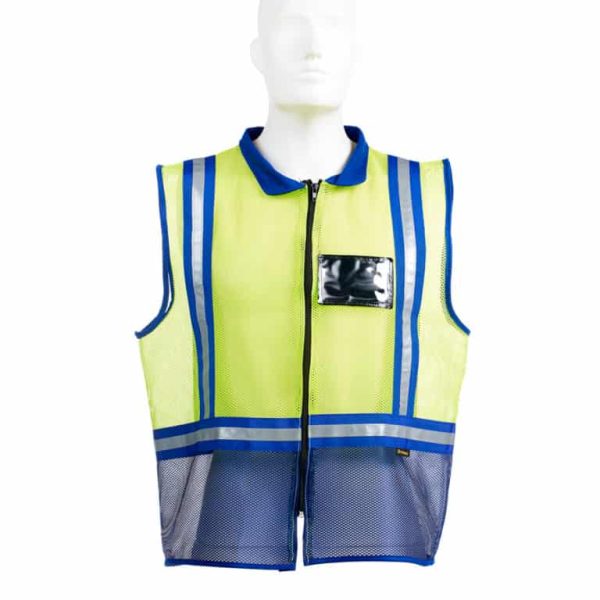 Two Tone Mesh Reflective Vest YB