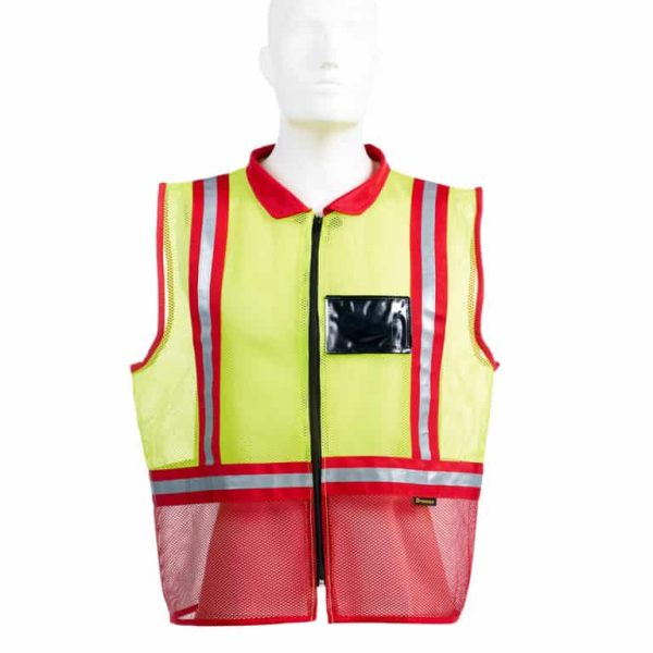 Two Tone Mesh Reflective Vest YOR