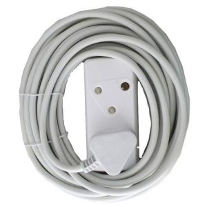 Alphacell White Extension Cord 10A - 10m