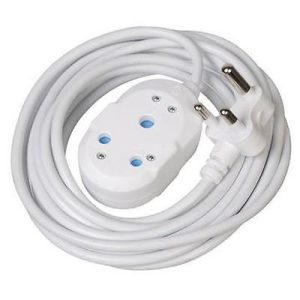 Alphacell White Extension Cord 16A - 20m