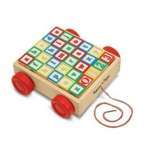 Melissa & Doug Classic ABC Block Cart (Pre-Order)