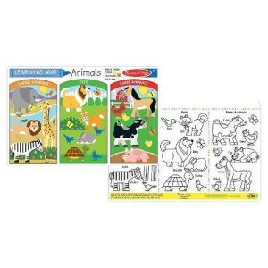 Melissa & Doug Color-A-Mat - Animals (Pre-Order)