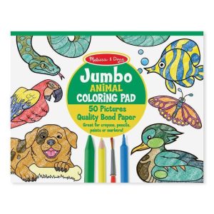 Melissa & Doug Jumbo Colouring Pad - Animals (Pre-Order)