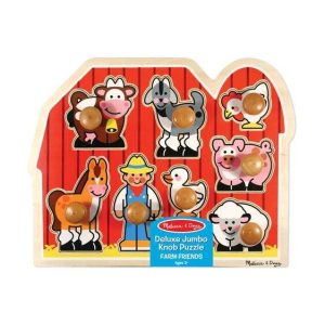 Melissa & Doug - Large Farm Jumbo Knob Puzzle (Pre-Order)