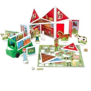 Melissa & Doug Magnetivityâ„¢ Magnetic Building Playset - On the Farm (Pre-Order)