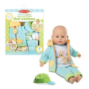 Melissa & Doug Mine To Love - Mix & Match Playtime Doll Clothes (Pre-Order)