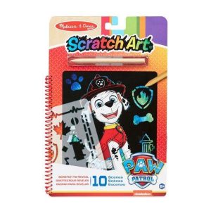 Melissa & Doug PAW Patrolâ„¢ Scratch Art - Marshall (Pre-Order)