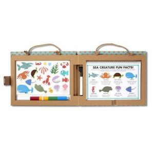 Melissa & Doug Play, Draw, Create Reusable Drawing & Magnet Kit - Ocean (Pre-Order)