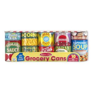 Melissa & Doug Play Food Cans (Pre-Order)