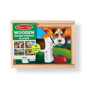 Melissa & Doug Puzzles in a Box - Pets (Pre-Order)