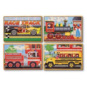 Melissa & Doug Puzzles in a Box - Vehicles (Pre-Order)