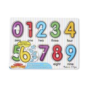 Melissa & Doug - See-Inside Numbers Peg Puzzle (Pre-Order)