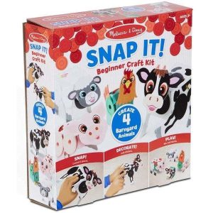 Melissa & Doug Snap It! Craft Kit - Barnyard (Pre-Order)