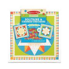 Melissa & Doug Solitaire & Chinese Checkers Board Game (Pre-Order)