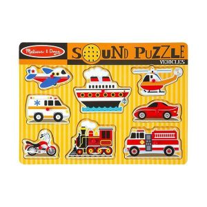 Melissa & Doug Sound Puzzle - Vehicles (Pre-Order)