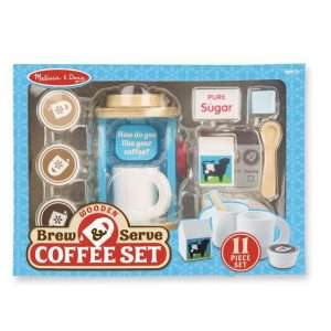 Melissa & Doug Wooden Brew & Serve Coffee Set (Pre-Order)