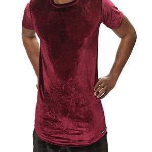 Velvet Tee - Maroon