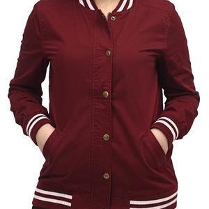 Bomber Jacket - Burgundy