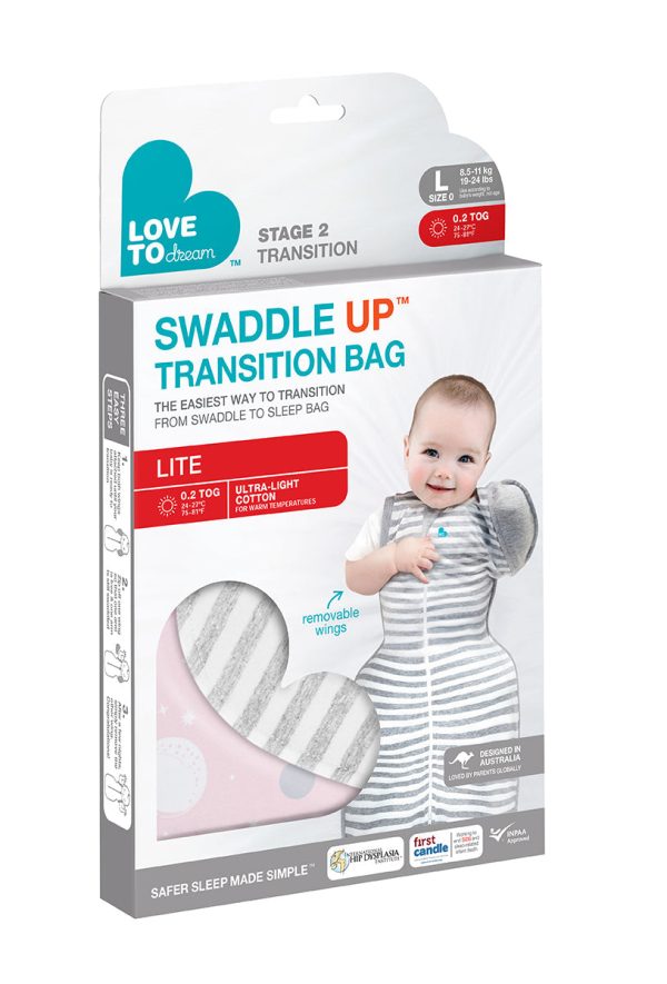 SWADDLE UP TRANSITION BAG LITE PINK CIRCLES - L (8.5-11 KG) - Image 3