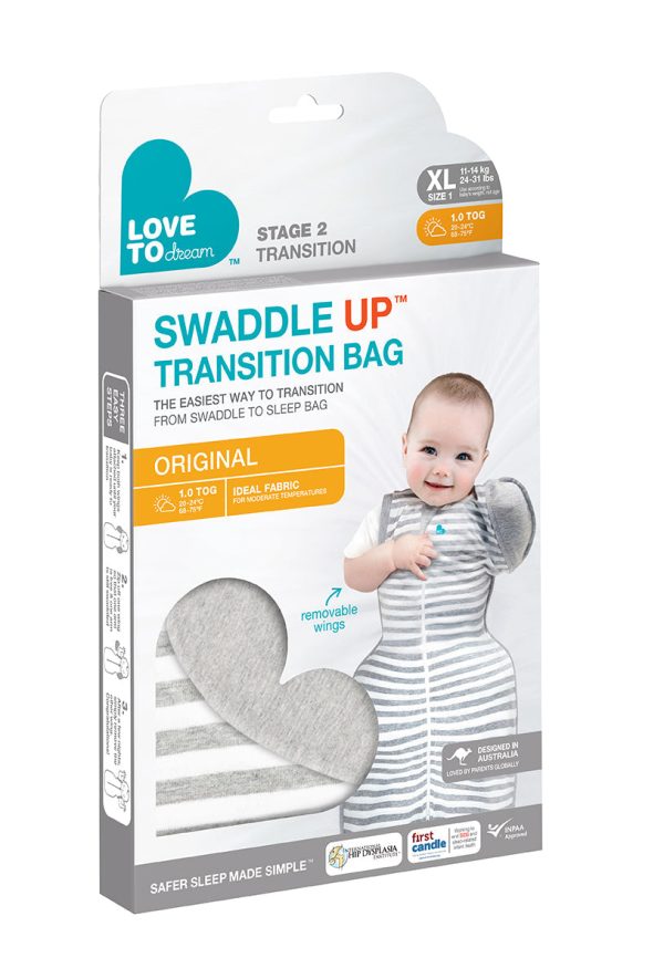 SWADDLE UP TRANSITION BAG ORIGINAL GREY - XL (11-14 KG) - Image 4